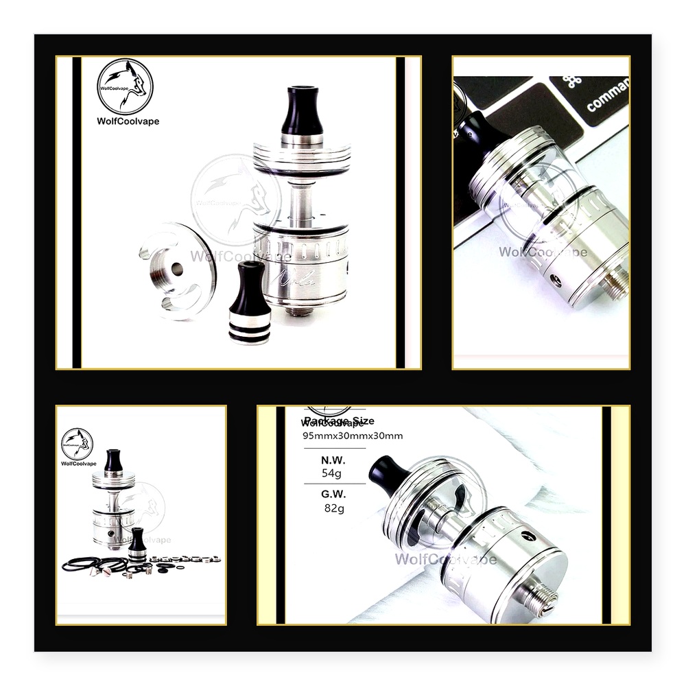 Vaping Air - Atomiseur de réservoir reconstruible Wolfcoolvape NOLA