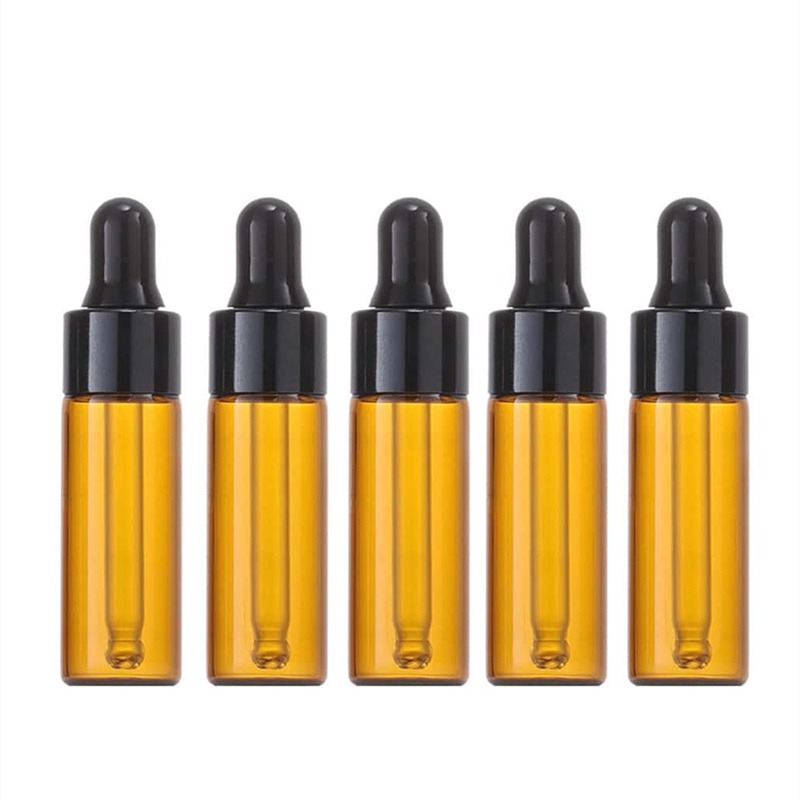 Juice Bottle Dropper - Bouteilles compte-gouttes en verre ambre de